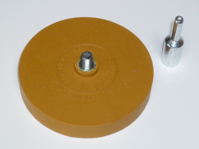 Folienradierer-3 Radierscheibe, Entferner für Klebegewichte-Rückstände