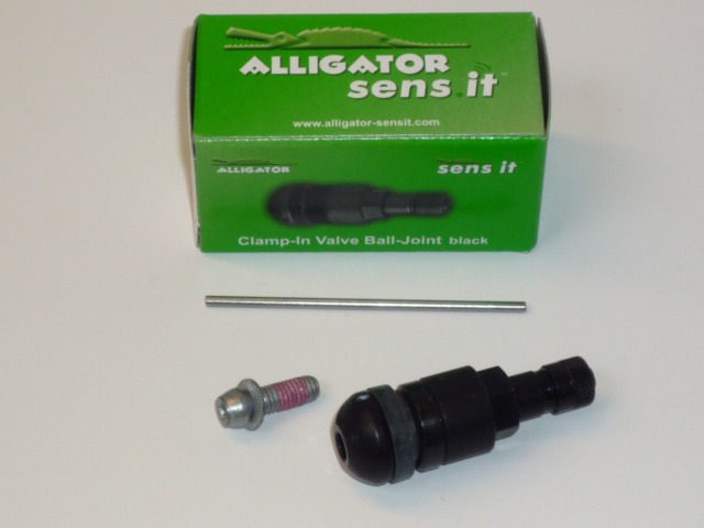 Alligator RDKS Ventilkit Sens.it schwarz Ventilloch-Ø: 11,3 mm