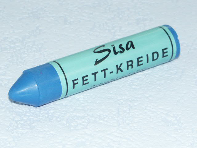 SISA Fett-Signierkreide blau 1 Stück