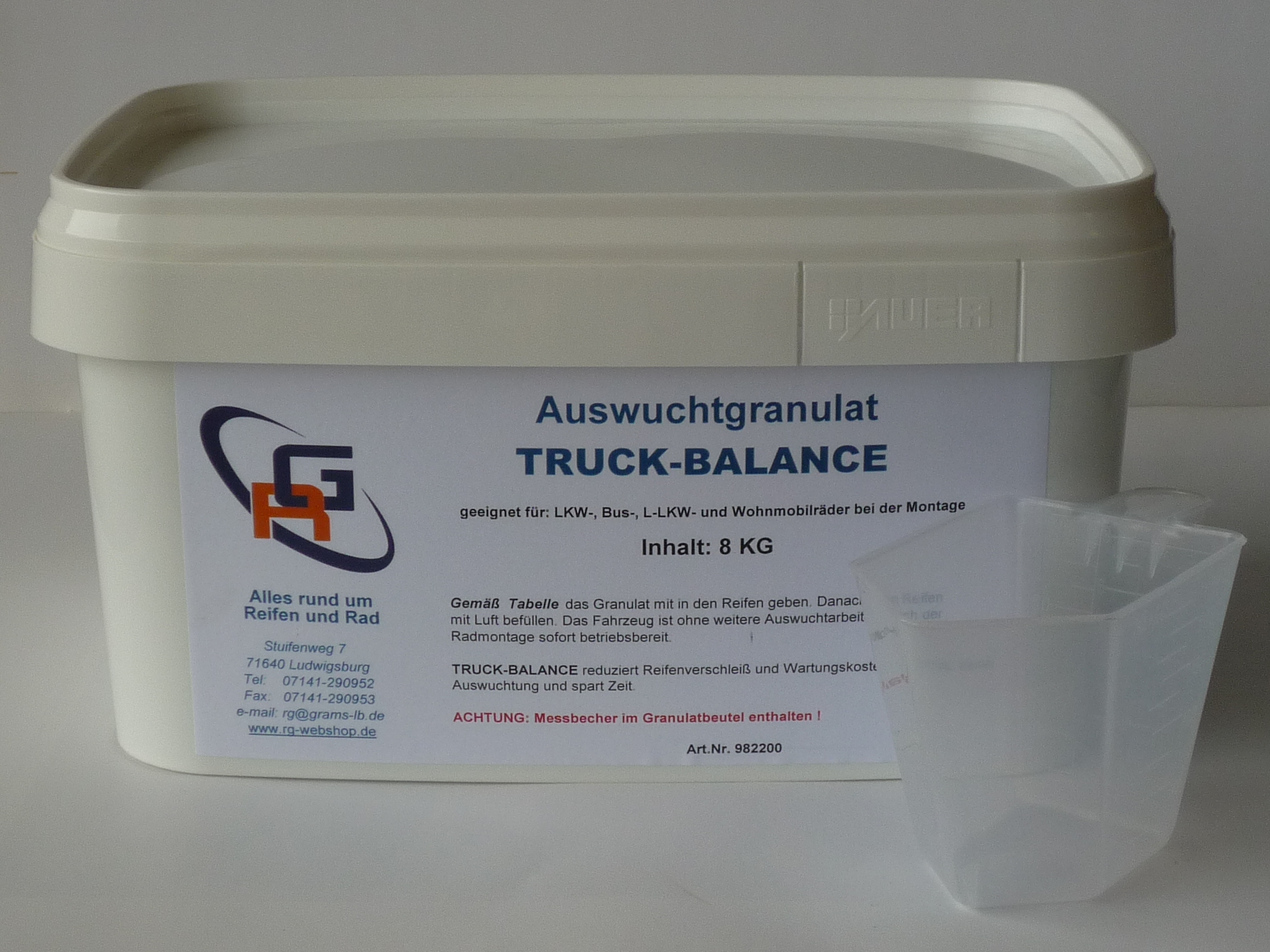 Auswuchtgranulat RG TRUCK-BALANCE 8 KG