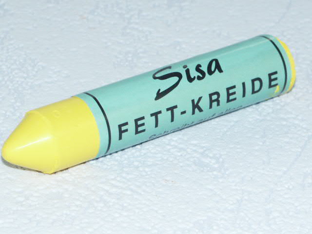 SISA Fett-Signierkreide gelb 1 Stück