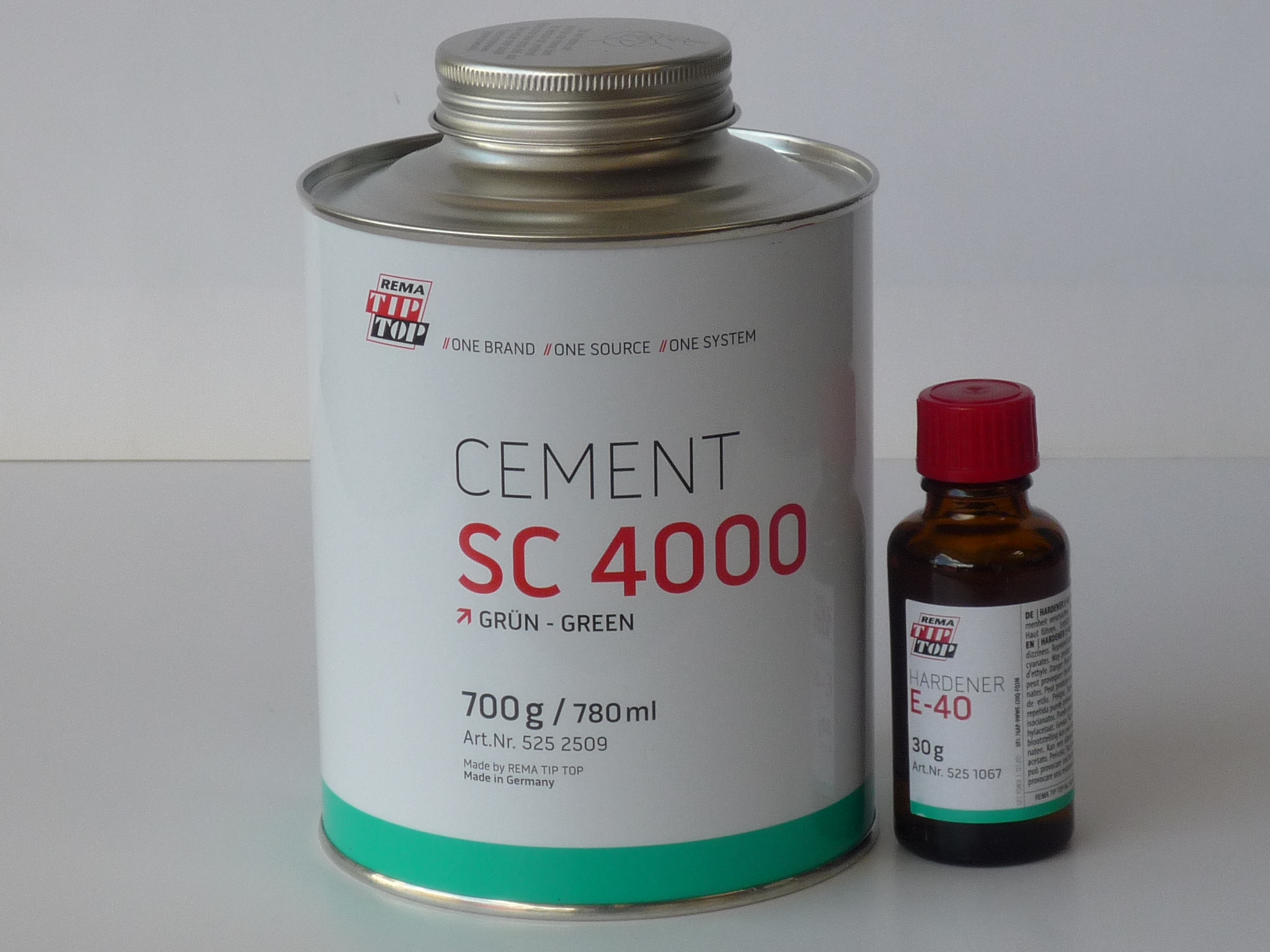 TipTop CEMENT SC 4000 grün 700g und Härter E-40 30g