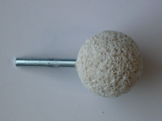 SchleifkugelRQAO9Qgi3F7Ef Muschelstein kugelförmig mit Schaft