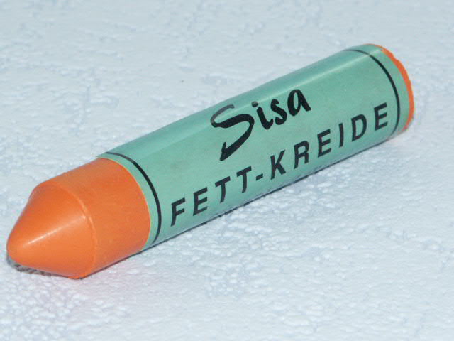 SISA Fett-Signierkreide orange 1 Stück